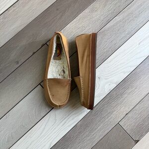 Rainbow Tan and Cream Slip-On Shoes